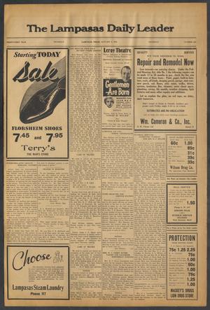 The Lampasas Daily Leader (Lampasas, Tex.), Vol. 31, No. 256, Ed. 1 Thursday, January 3, 1935