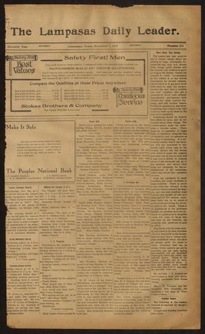 The Lampasas Daily Leader. (Lampasas, Tex.), Vol. 11, No. 210, Ed. 1 Saturday, November 7, 1914