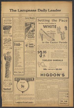 The Lampasas Daily Leader (Lampasas, Tex.), Vol. 32, No. 34, Ed. 1 Monday, April 15, 1935