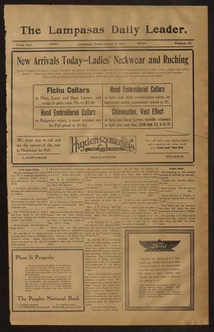 The Lampasas Daily Leader. (Lampasas, Tex.), Vol. 10, No. 140, Ed. 1 Monday, August 18, 1913
