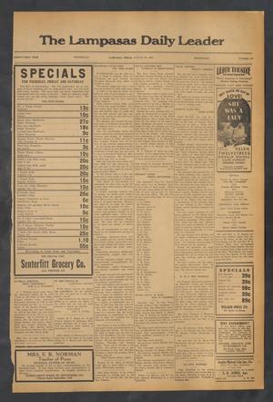The Lampasas Daily Leader (Lampasas, Tex.), Vol. 31, No. 150, Ed. 1 Wednesday, August 29, 1934