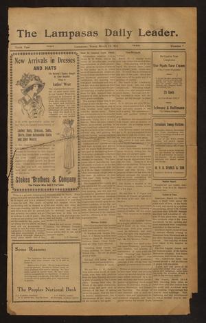 The Lampasas Daily Leader. (Lampasas, Tex.), Vol. 10, No. 7, Ed. 1 Friday, March 14, 1913