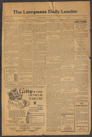 The Lampasas Daily Leader (Lampasas, Tex.), Vol. 31, No. 102, Ed. 1 Tuesday, July 3, 1934