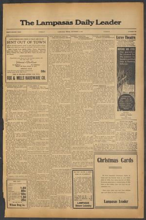 Primary view of object titled 'The Lampasas Daily Leader (Lampasas, Tex.), Vol. 32, No. 230, Ed. 1 Tuesday, December 3, 1935'.