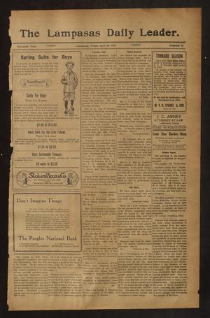 The Lampasas Daily Leader. (Lampasas, Tex.), Vol. 11, No. 44, Ed. 1 Tuesday, April 28, 1914