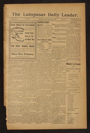 The Lampasas Daily Leader. (Lampasas, Tex.), Vol. 3, No. 762, Ed. 1 Wednesday, August 22, 1906