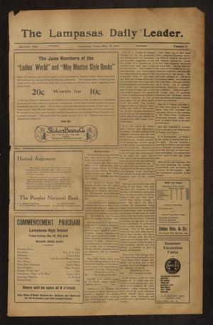 The Lampasas Daily Leader. (Lampasas, Tex.), Vol. 11, No. 70, Ed. 1 Thursday, May 28, 1914