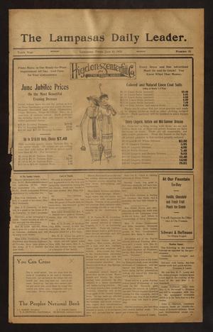 The Lampasas Daily Leader. (Lampasas, Tex.), Vol. 10, No. 92, Ed. 1 Monday, June 23, 1913