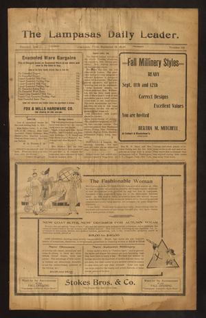The Lampasas Daily Leader. (Lampasas, Tex.), Vol. 11, No. 160, Ed. 1 Thursday, September 10, 1914