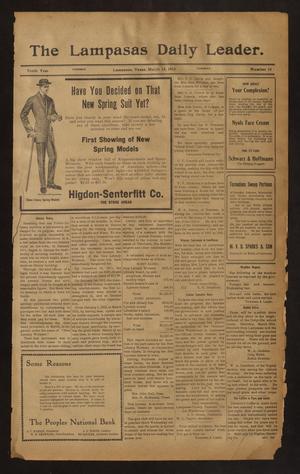 The Lampasas Daily Leader. (Lampasas, Tex.), Vol. 10, No. 10, Ed. 1 Tuesday, March 18, 1913