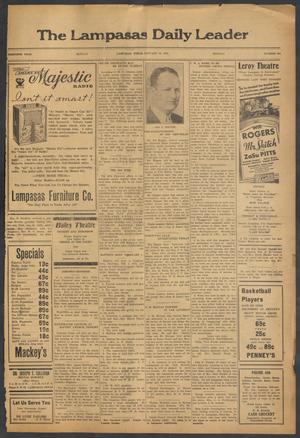 The Lampasas Daily Leader (Lampasas, Tex.), Vol. 30, No. 266, Ed. 1 Monday, January 15, 1934