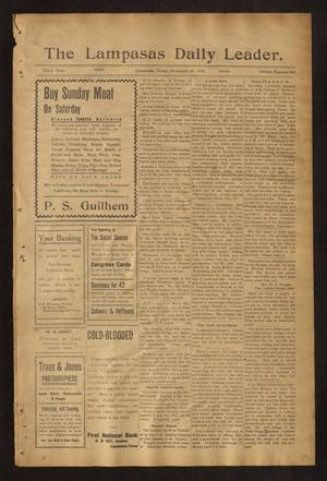 The Lampasas Daily Leader. (Lampasas, Tex.), Vol. 3, No. 848, Ed. 1 Friday, November 30, 1906