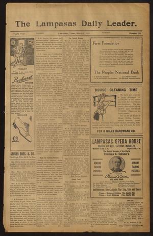 The Lampasas Daily Leader. (Lampasas, Tex.), Vol. 10, No. 309, Ed. 1 Thursday, March 5, 1914