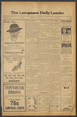 The Lampasas Daily Leader (Lampasas, Tex.), Vol. 32, No. 192, Ed. 1 Thursday, October 17, 1935