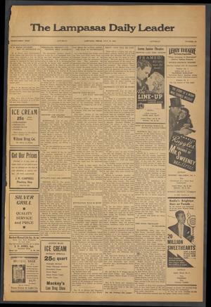 The Lampasas Daily Leader (Lampasas, Tex.), Vol. 31, No. 123, Ed. 1 Saturday, July 28, 1934