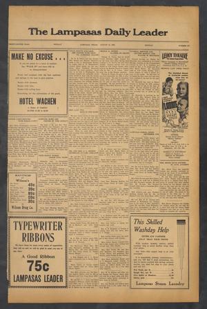 The Lampasas Daily Leader (Lampasas, Tex.), Vol. 32, No. 135, Ed. 1 Monday, August 12, 1935
