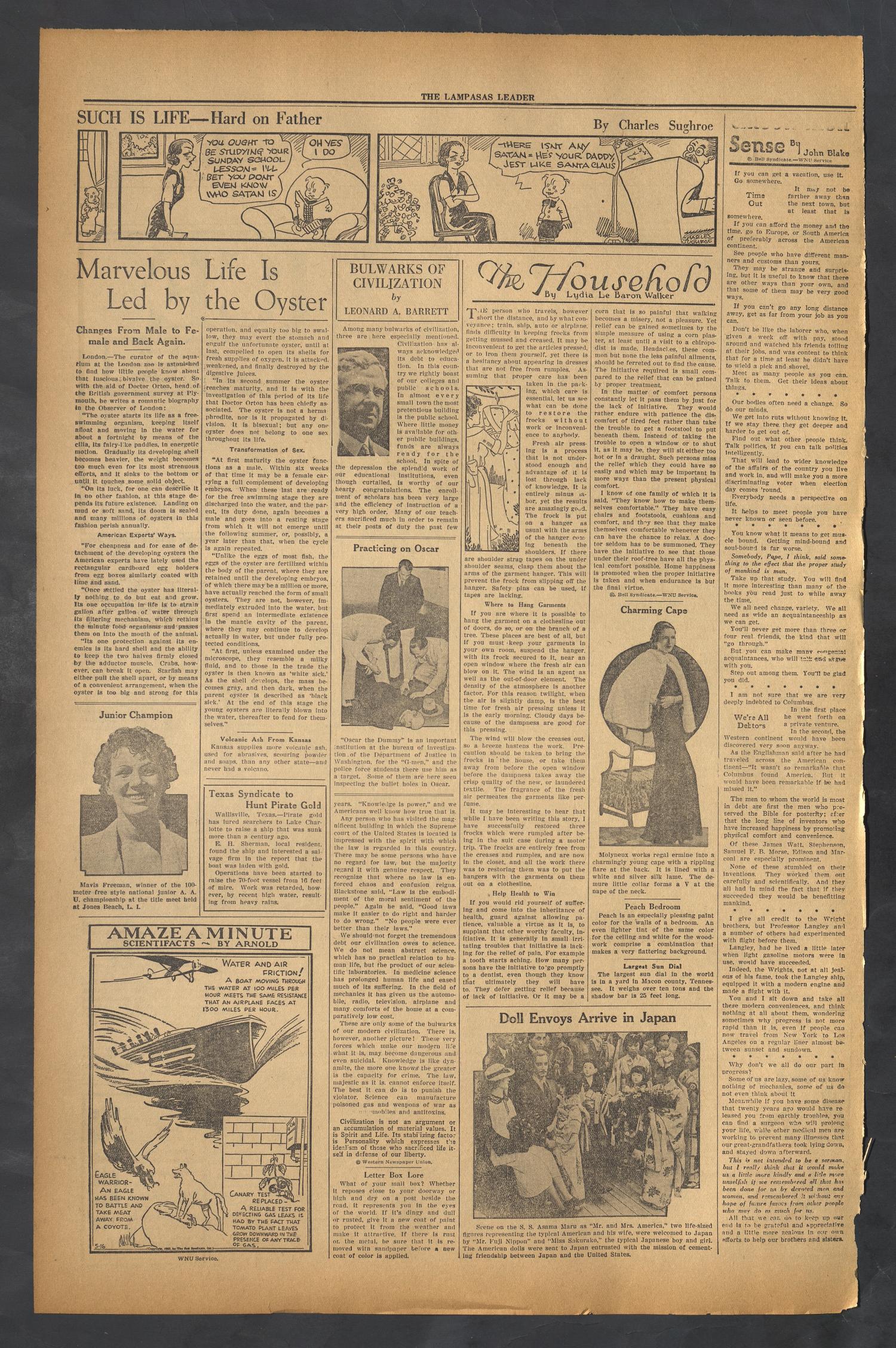 The Lampasas Daily Leader (Lampasas, Tex.), Vol. 32, No. 141, Ed. 1 Monday, August 19, 1935
                                                
                                                    [Sequence #]: 2 of 4
                                                