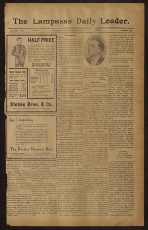 The Lampasas Daily Leader. (Lampasas, Tex.), Vol. 11, No. 122, Ed. 1 Tuesday, July 28, 1914