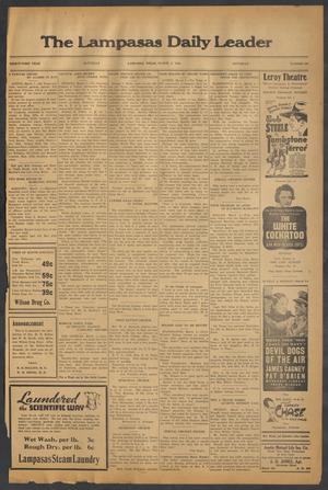 The Lampasas Daily Leader (Lampasas, Tex.), Vol. 31, No. 306, Ed. 1 Saturday, March 2, 1935