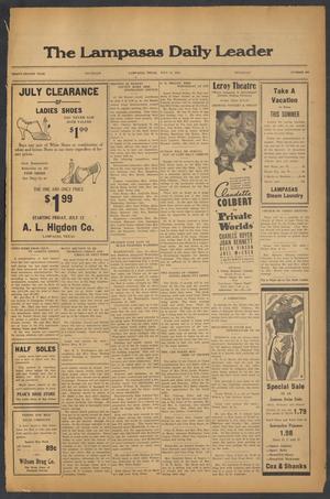 The Lampasas Daily Leader (Lampasas, Tex.), Vol. 32, No. 108, Ed. 1 Thursday, July 11, 1935