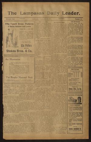 The Lampasas Daily Leader. (Lampasas, Tex.), Vol. 11, No. 123, Ed. 1 Wednesday, July 29, 1914
