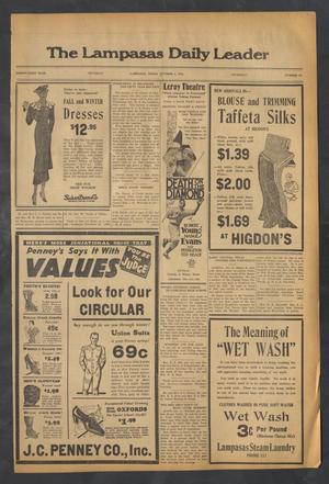 The Lampasas Daily Leader (Lampasas, Tex.), Vol. 31, No. 181, Ed. 1 Thursday, October 4, 1934