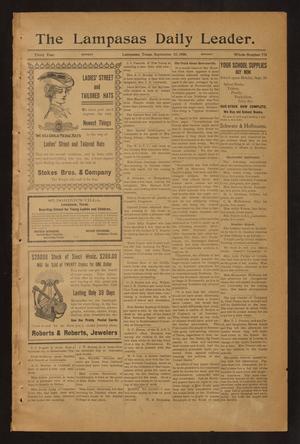 The Lampasas Daily Leader. (Lampasas, Tex.), Vol. 3, No. 778, Ed. 1 Monday, September 10, 1906