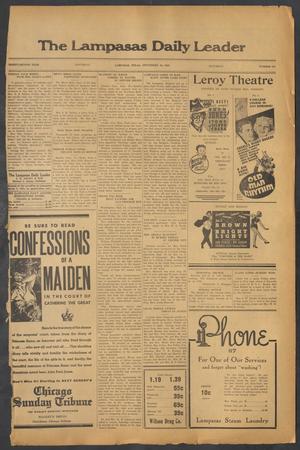 The Lampasas Daily Leader (Lampasas, Tex.), Vol. 32, No. 176, Ed. 1 Saturday, September 28, 1935