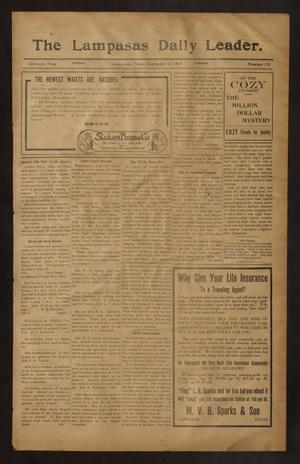 The Lampasas Daily Leader. (Lampasas, Tex.), Vol. 11, No. 170, Ed. 1 Tuesday, September 22, 1914