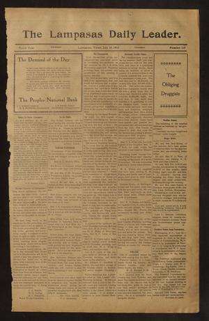 The Lampasas Daily Leader. (Lampasas, Tex.), Vol. 10, No. 119, Ed. 1 Thursday, July 24, 1913