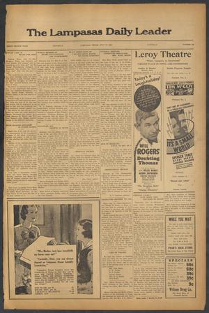 The Lampasas Daily Leader (Lampasas, Tex.), Vol. 32, No. 110, Ed. 1 Saturday, July 13, 1935