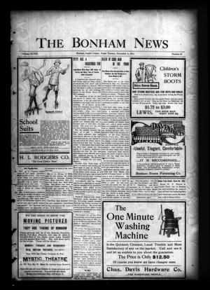 The Bonham News (Bonham, Tex.), Vol. 48, No. 56, Ed. 1 Tuesday, November 4, 1913