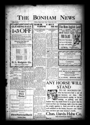 The Bonham News (Bonham, Tex.), Vol. 48, No. 20, Ed. 1 Tuesday, July 1, 1913