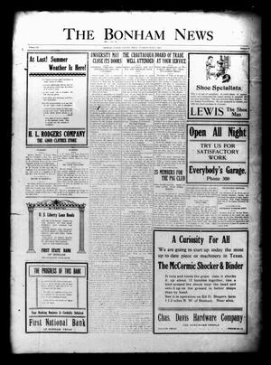 The Bonham News (Bonham, Tex.), Vol. 52, No. 13, Ed. 1 Tuesday, June 5, 1917