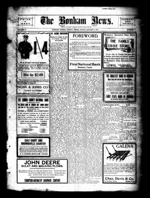The Bonham News. (Bonham, Tex.), Vol. 44, No. 73, Ed. 1 Friday, January 7, 1910