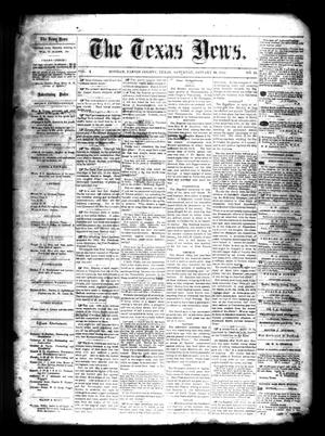 Primary view of object titled 'The Texas News. (Bonham, Tex.), Vol. 3, No. 18, Ed. 1 Saturday, January 30, 1869'.