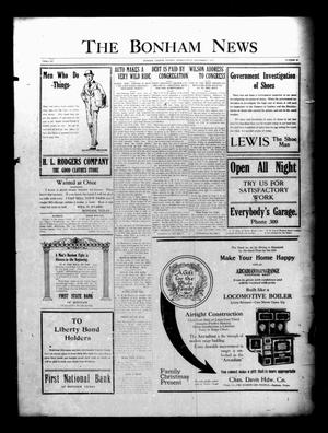 The Bonham News (Bonham, Tex.), Vol. 52, No. 66, Ed. 1 Friday, December 7, 1917