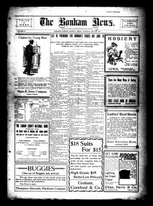 The Bonham News. (Bonham, Tex.), Vol. 45, No. 8, Ed. 1 Tuesday, May 24, 1910
