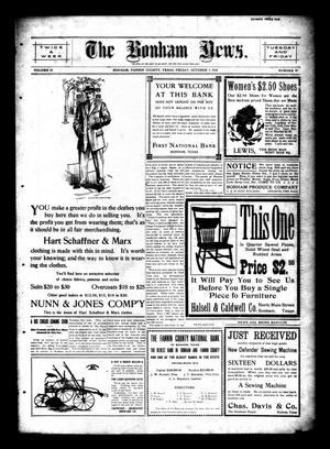 The Bonham News. (Bonham, Tex.), Vol. 45, No. 47, Ed. 1 Friday, October 7, 1910