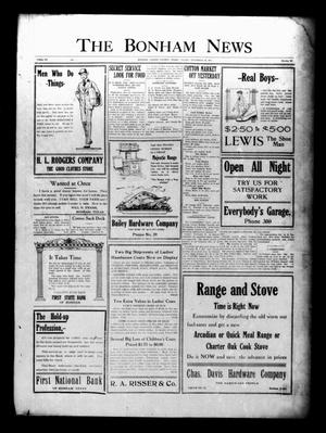 The Bonham News (Bonham, Tex.), Vol. 52, No. 60, Ed. 1 Friday, November 16, 1917