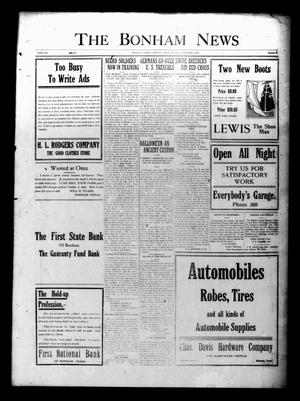 The Bonham News (Bonham, Tex.), Vol. 52, No. 56, Ed. 1 Friday, November 2, 1917