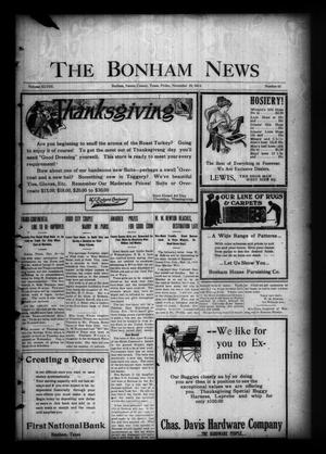 The Bonham News (Bonham, Tex.), Vol. 48, No. 63, Ed. 1 Friday, November 28, 1913