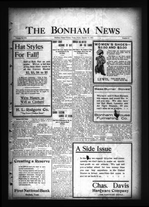 The Bonham News (Bonham, Tex.), Vol. 48, No. 51, Ed. 1 Friday, October 17, 1913