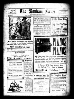 The Bonham News. (Bonham, Tex.), Vol. 45, No. 44, Ed. 1 Tuesday, September 27, 1910