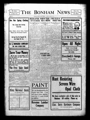 The Bonham News (Bonham, Tex.), Vol. 51, No. 93, Ed. 1 Tuesday, March 13, 1917