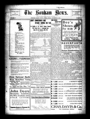 The Bonham News. (Bonham, Tex.), Vol. 46, No. 59, Ed. 1 Friday, November 17, 1911