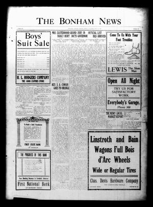 The Bonham News (Bonham, Tex.), Vol. 52, No. 29, Ed. 1 Tuesday, July 31, 1917
