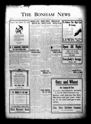 The Bonham News (Bonham, Tex.), Vol. 52, No. 3, Ed. 1 Tuesday, May 1, 1917
