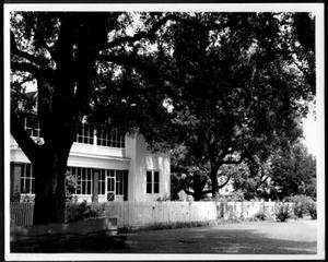 [Photograph of the George Ranch house taken from the front pasture]