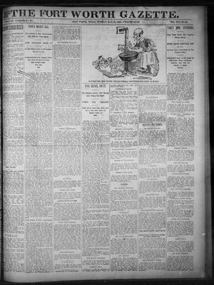 Fort Worth Gazette. (Fort Worth, Tex.), Vol. 17, No. 181, Ed. 1, Tuesday, May 16, 1893